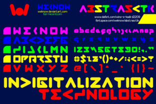 Abstrasctik: A Friendly Futuristic Display Font