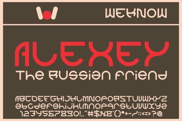 Alexey: A Playful Display Font That Brings Personality to Branding
