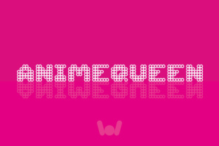 Animequeen: A Glamorous Display Font for Editorial Design