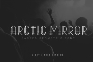 Arctic Mirror: A Luxe Display Font for Branding