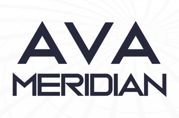 Ava Meridian: A Sharp Display Typeface for Modern Web Design