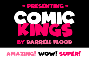 Comic Kings: A Display Font That Feels Like a Smile