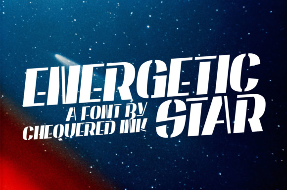 Energetic Star: A Sci-Fi Display Font for Standout Branding