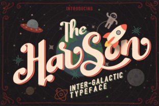 Harson: A Display Font with Retro-Futuristic Edge
