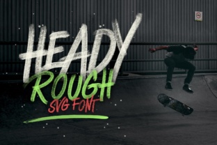 Heady Rough: A Display Font for Bold Editorial Design