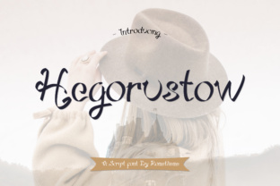 Hegorustow: The Display Font With a Luxury Pulse