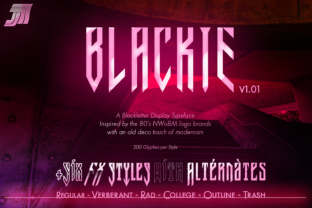 JVNE Blackie Typeface for Web Designers