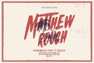 Matthew Rough: A Bold Display Font That Cuts Through the Feed