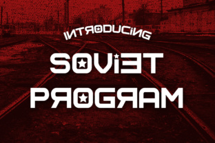 Soviet Program: A Bold Display Font for Memorable Branding