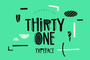 Thirty One: A Display Typeface That Stops Scrolling