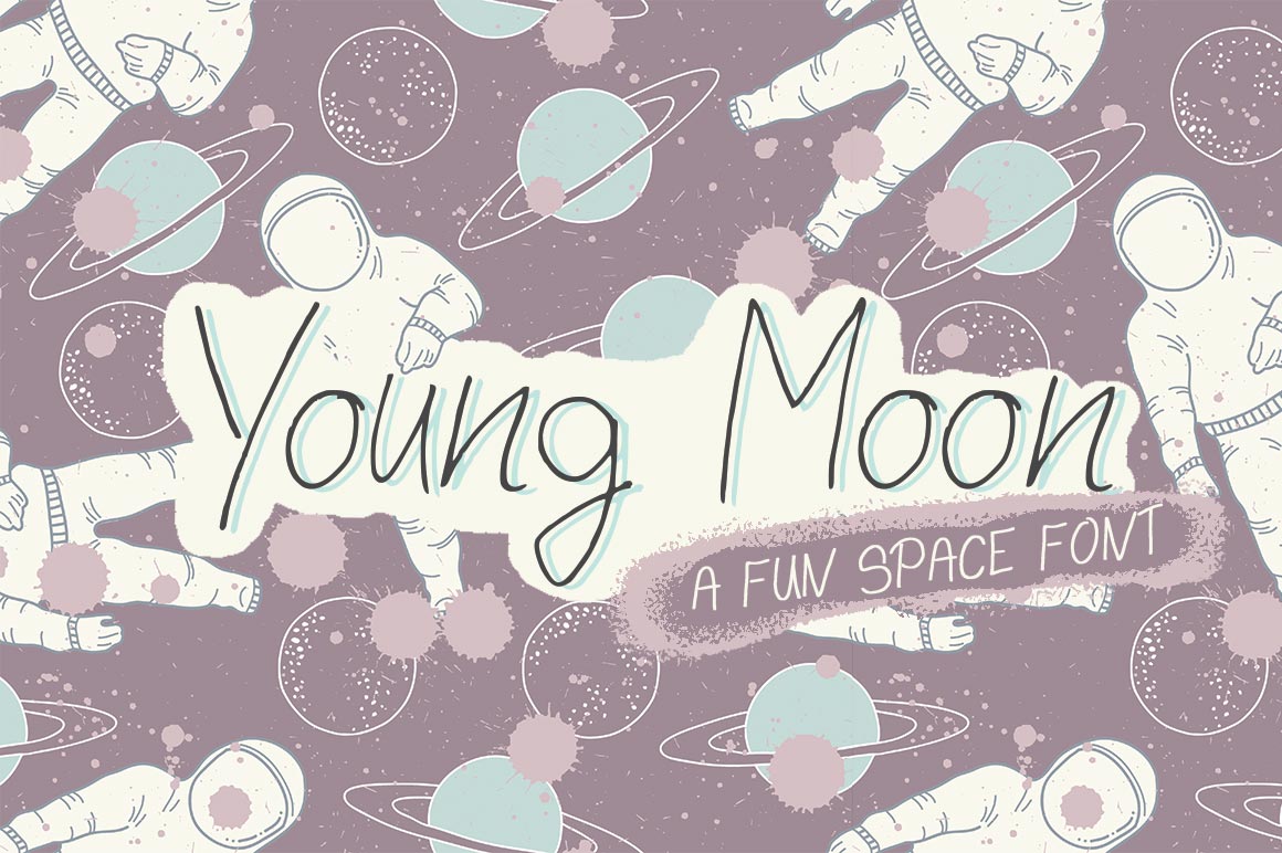 Young Moon Font: A Hand-Drawn Typeface for Brands